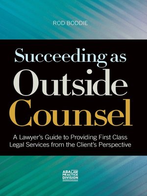 cover image of Succeeding as Outside Counsel